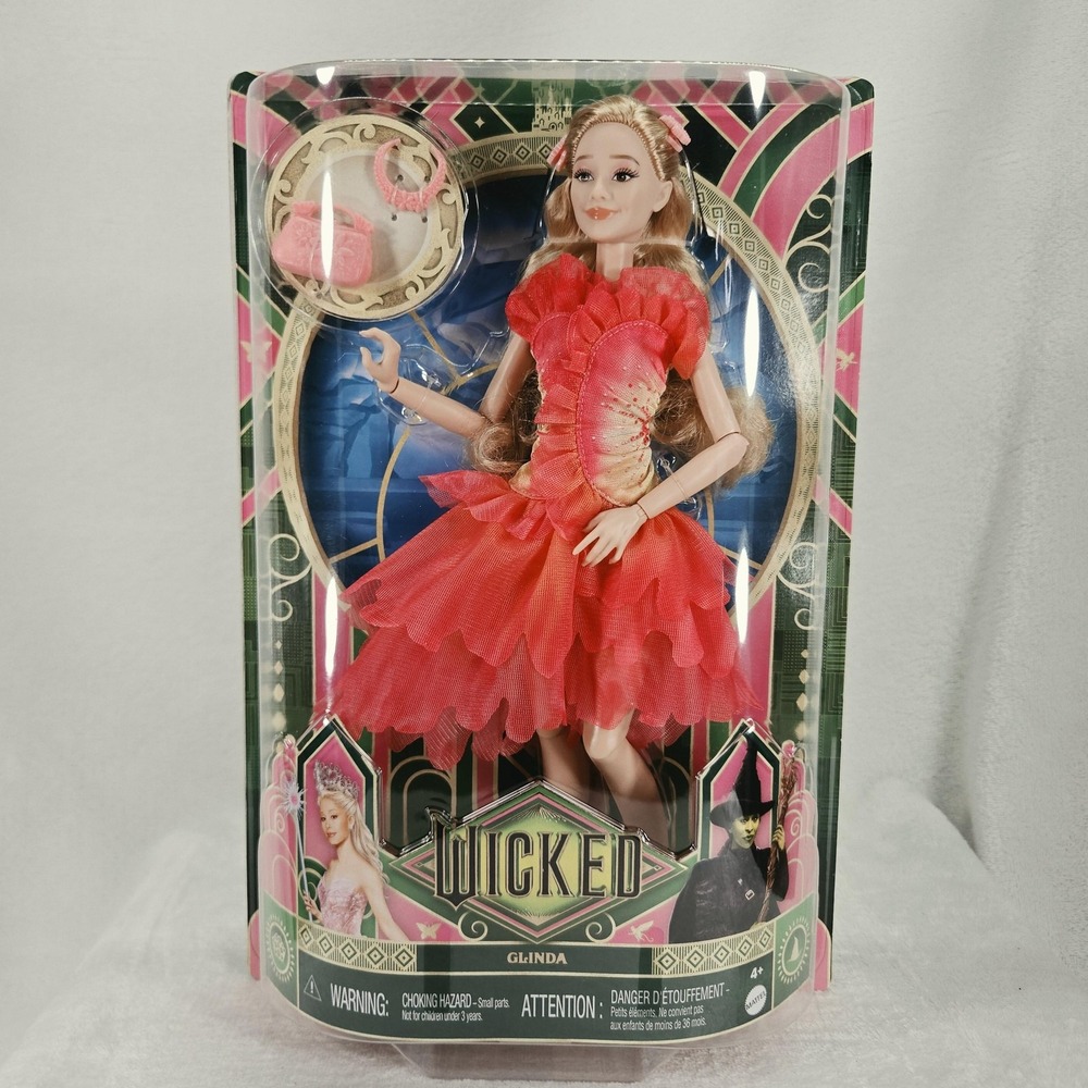 Mattel Wicked Glinda 12" Fashion Doll Pink Dress New In Box Mattel URL Misprint‎